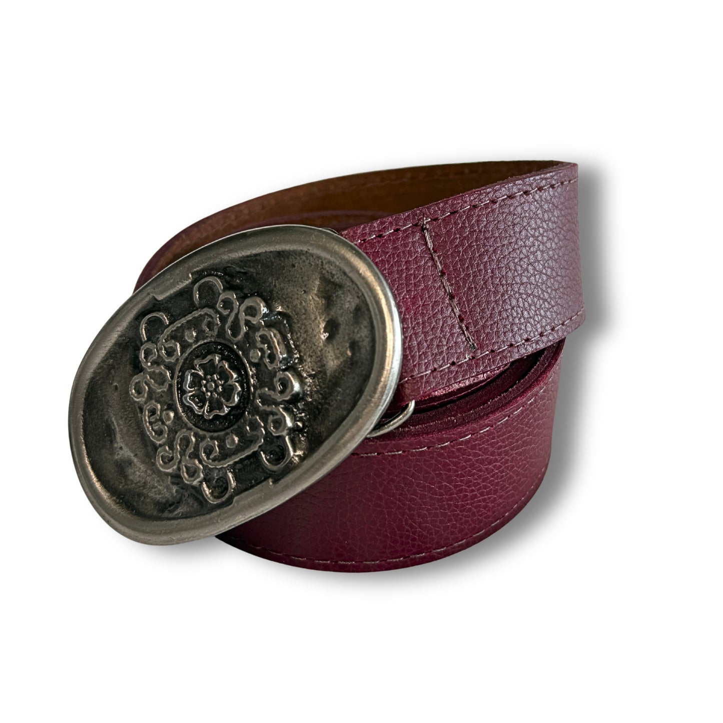 Cinturón de cuero Burdeo | WM Leather