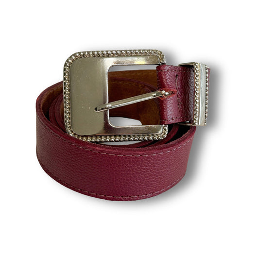 Cinturón de cuero Burdeo | WM Leather