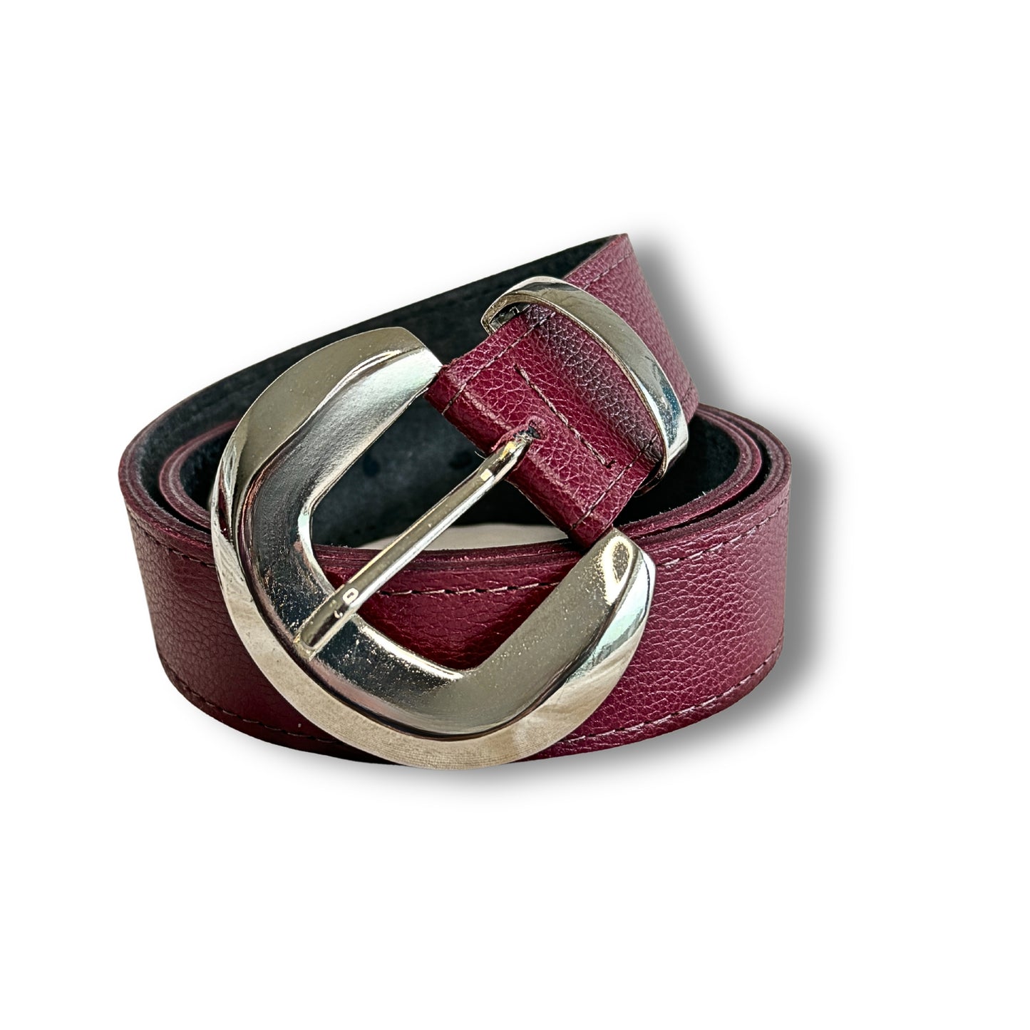 Cinturón de cuero Burdeo | WM Leather