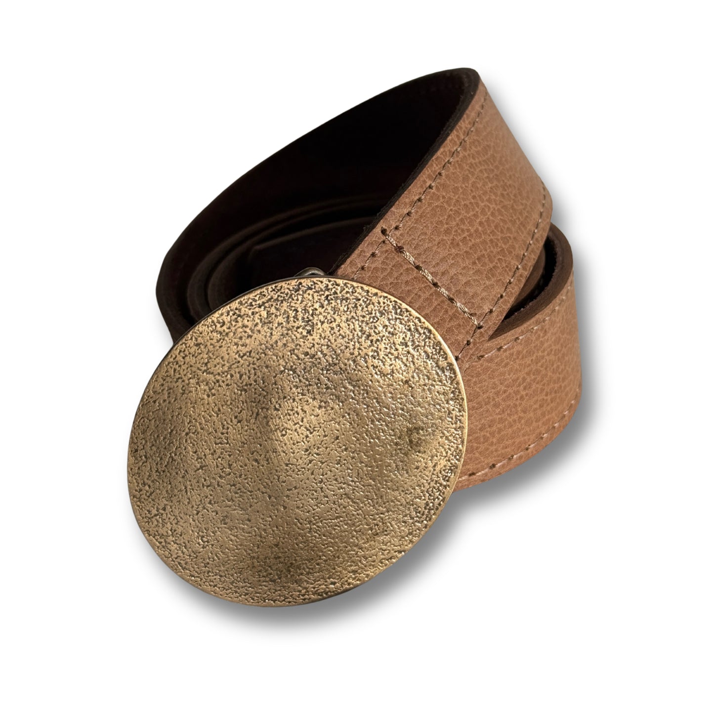 Cinturón de cuero Café Claro | WM Leather