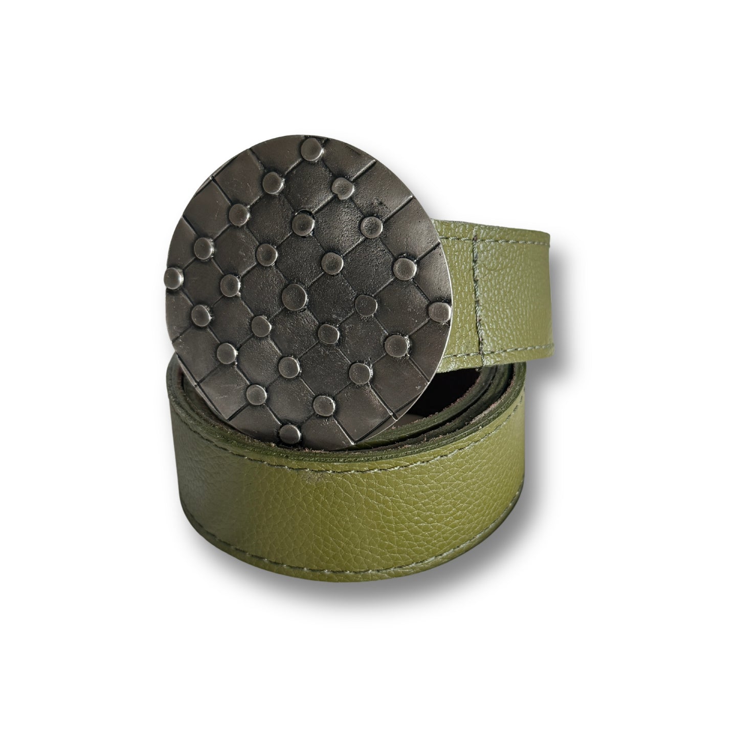 Cinturón de cuero Verde Olivo | WM Leather