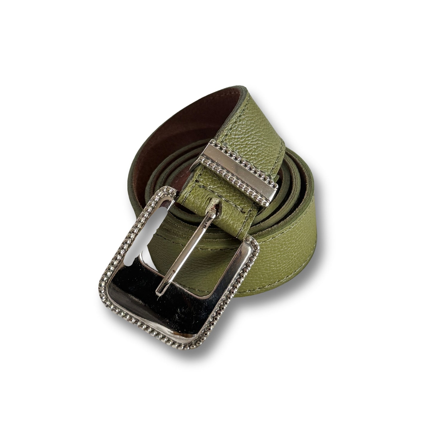 Cinturón de cuero Verde Olivo | WM Leather