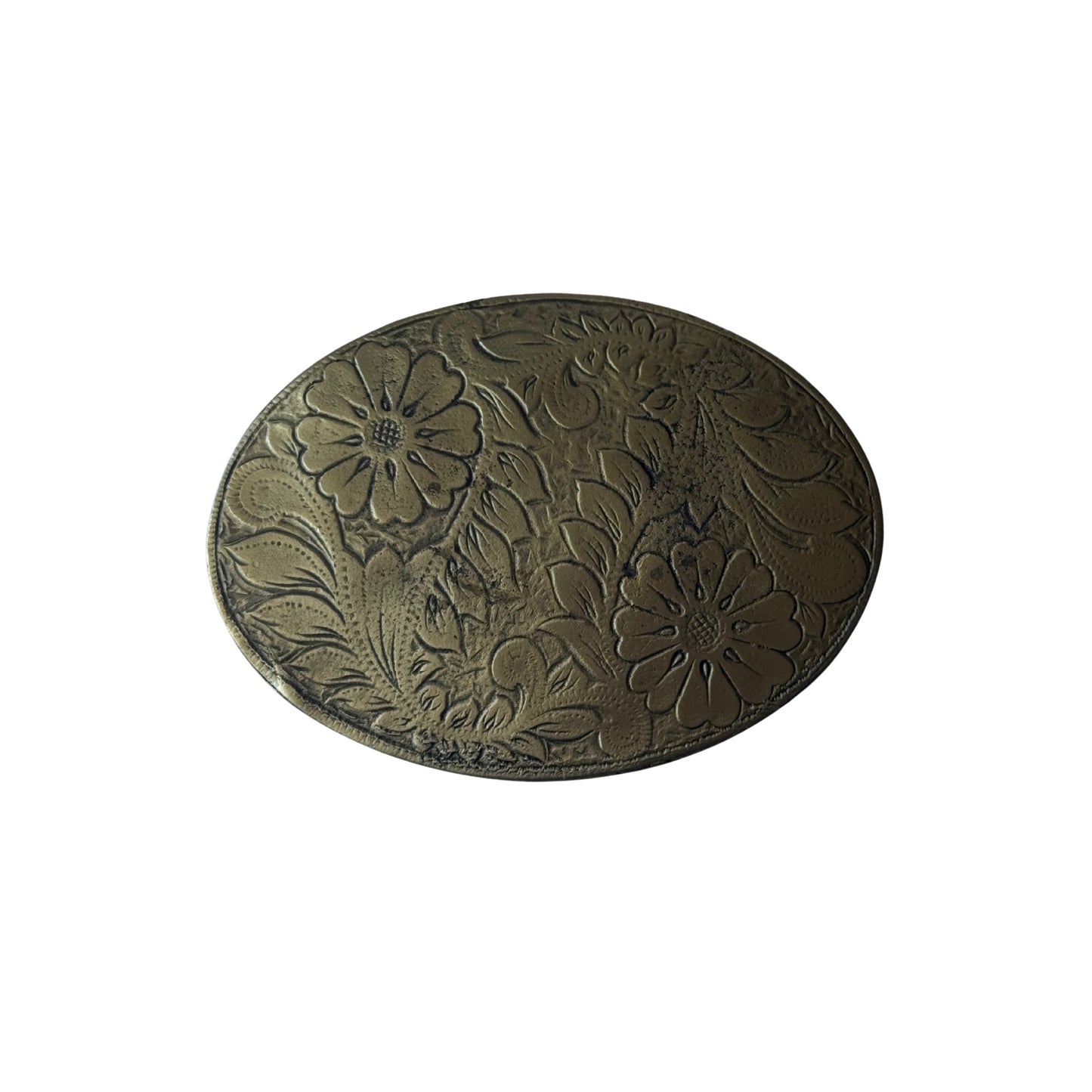 Cinturon De Cuero Personalizado - Hebilla Filipa Dorada