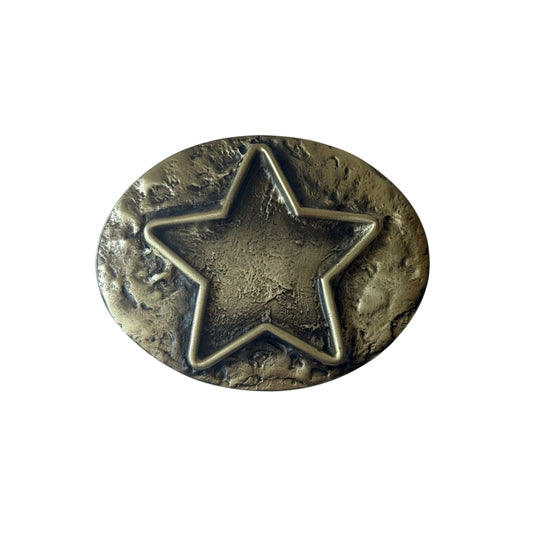 Cinturon De Cuero Personalizado - Hebilla Gabriela Dorada