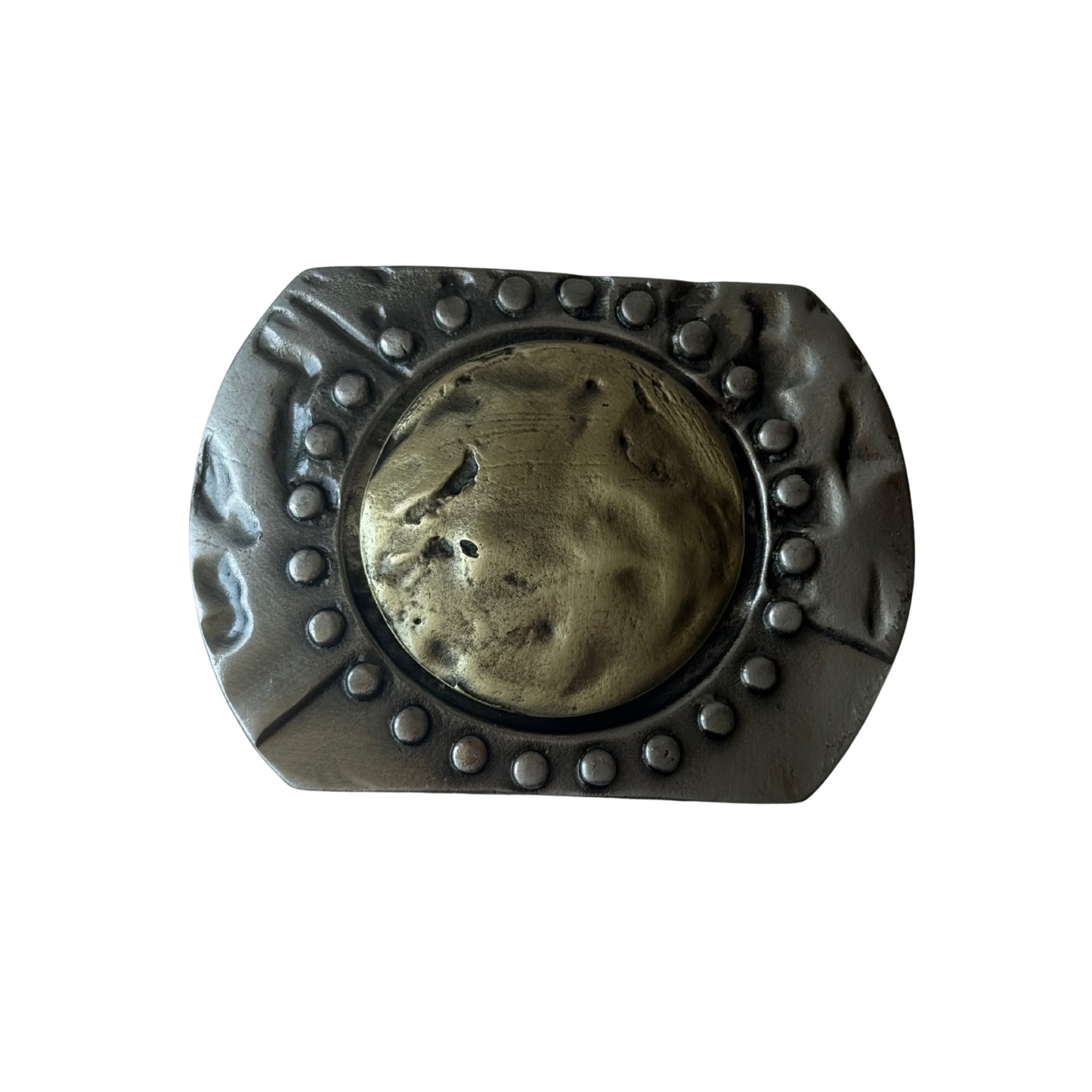 Cinturon De Cuero Personalizado - Hebilla Jesu Plata