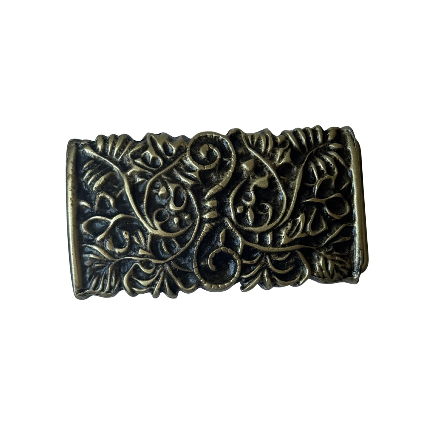 Cinturon De Cuero Personalizado - Hebilla Maria Dorada