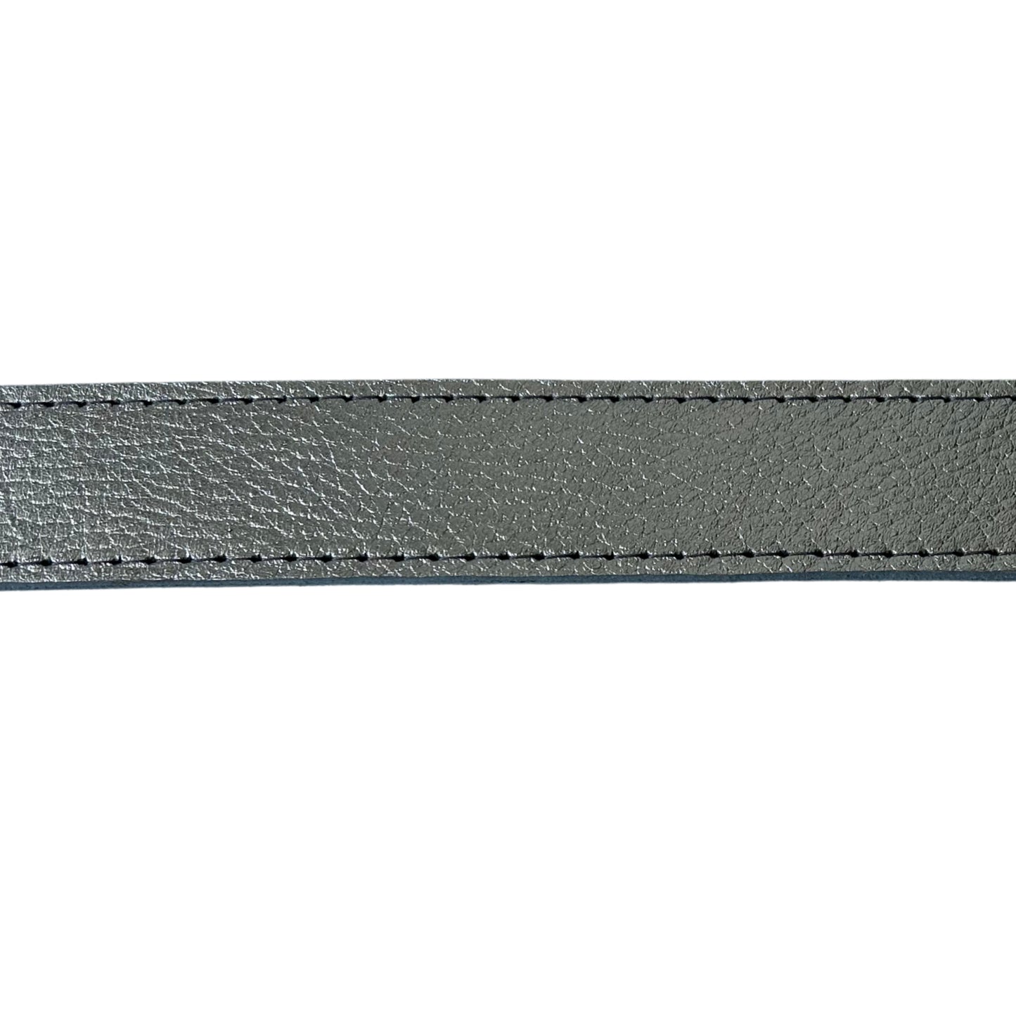 Cinturon De Cuero Personalizado - Hebilla Agusta Plata