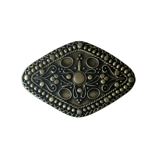 Cinturon De Cuero Personalizado - Hebilla Rosario Dorada