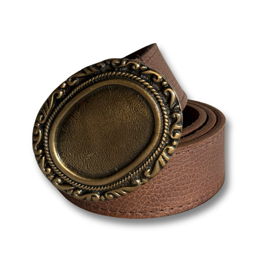 Cinturón de cuero Café Roble | WM Leather