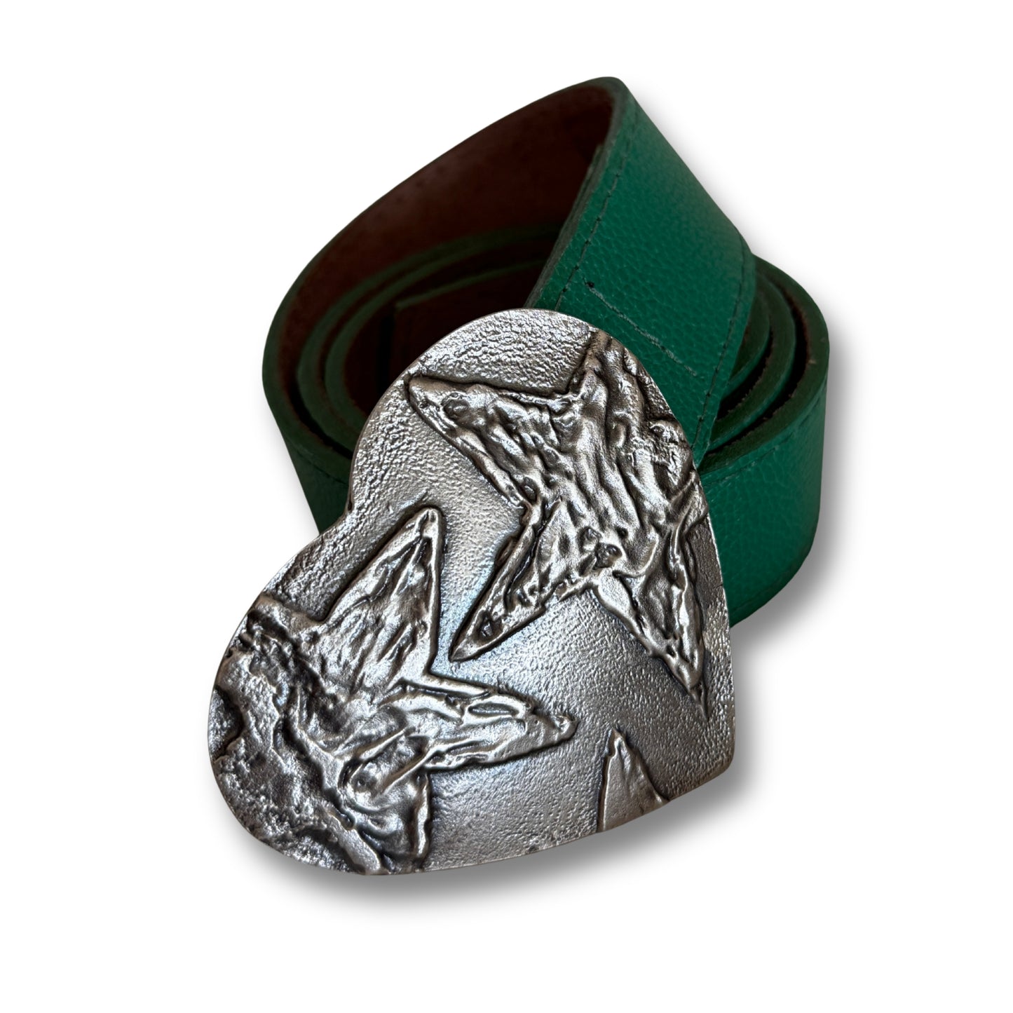 Cinturón de cuero Verde | WM Leather