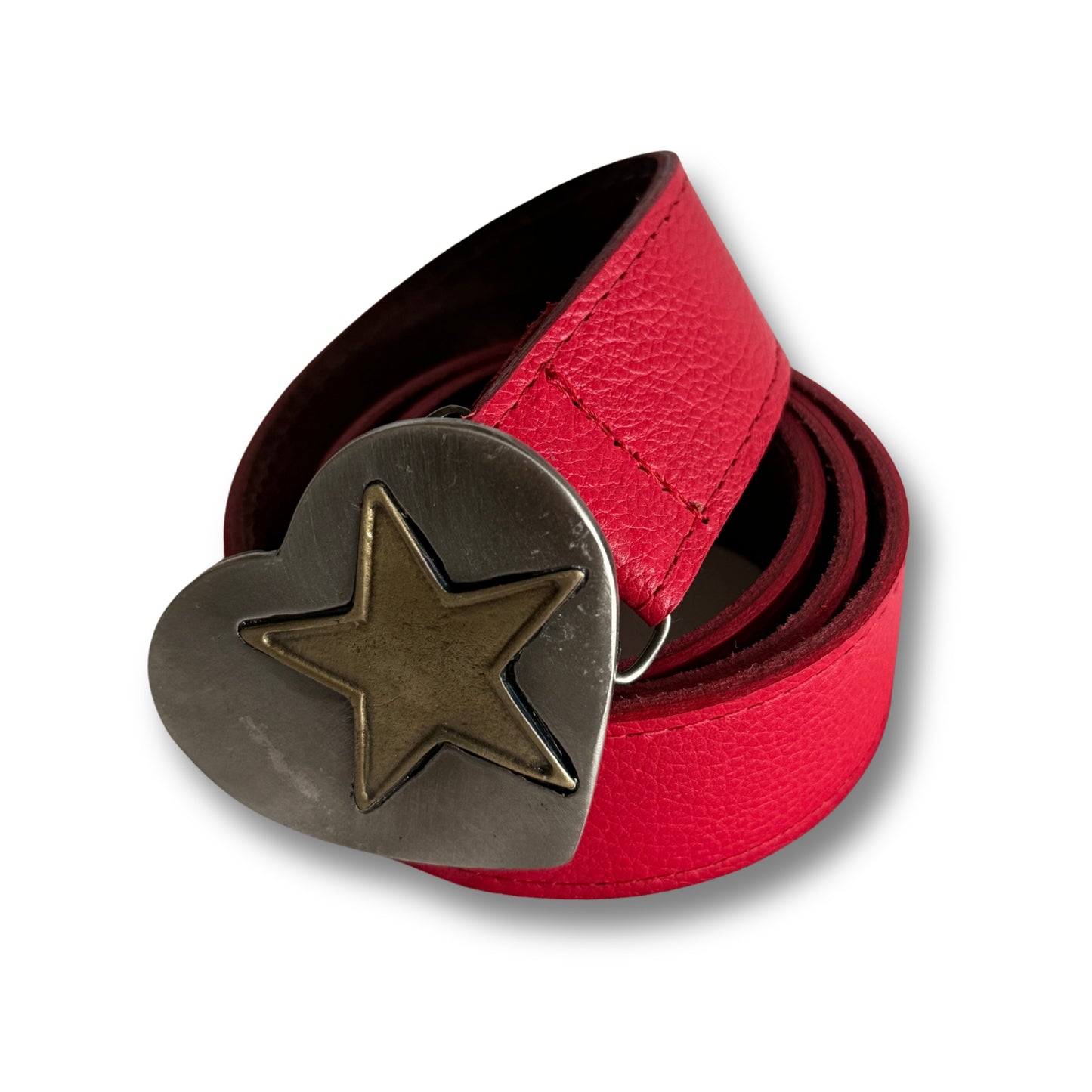 Cinturón de cuero Rojo | WM Leather